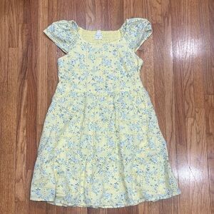 Abercrombie Kids Yellow and Blue Floral Dress gorgeous!